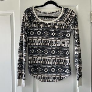 Victoria’s Secret PINK Sleep Shirt Long Sleeve